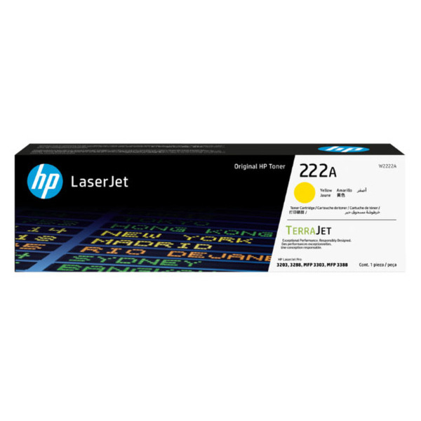 CARTOUCHE HP 222A YELLOW