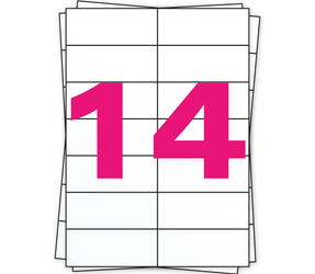 PAQUET ETIQUETTE 14/PAGE