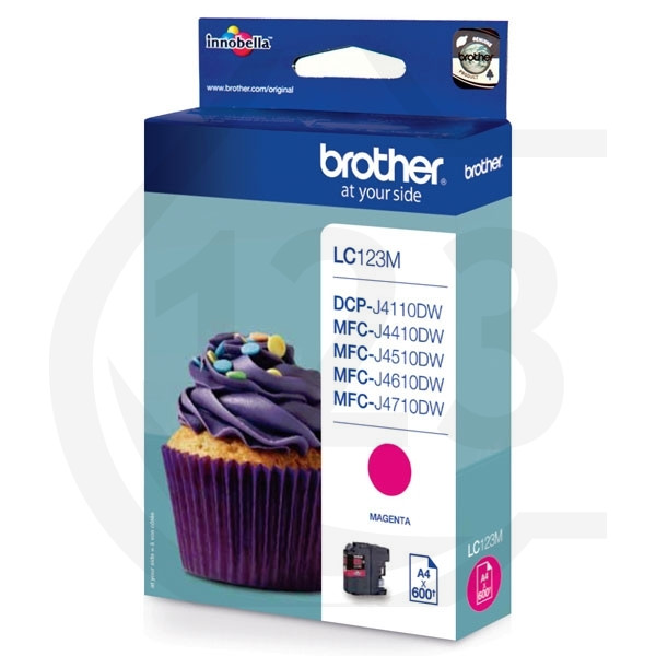 CARTOUCHE BROTHER LC123 MAGENTA