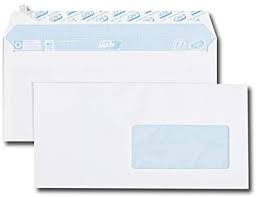 Paquet 50 enveloppes blanche A/F 11x22