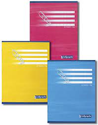 Cahier 200 pages Calligraphe Sans Couverture