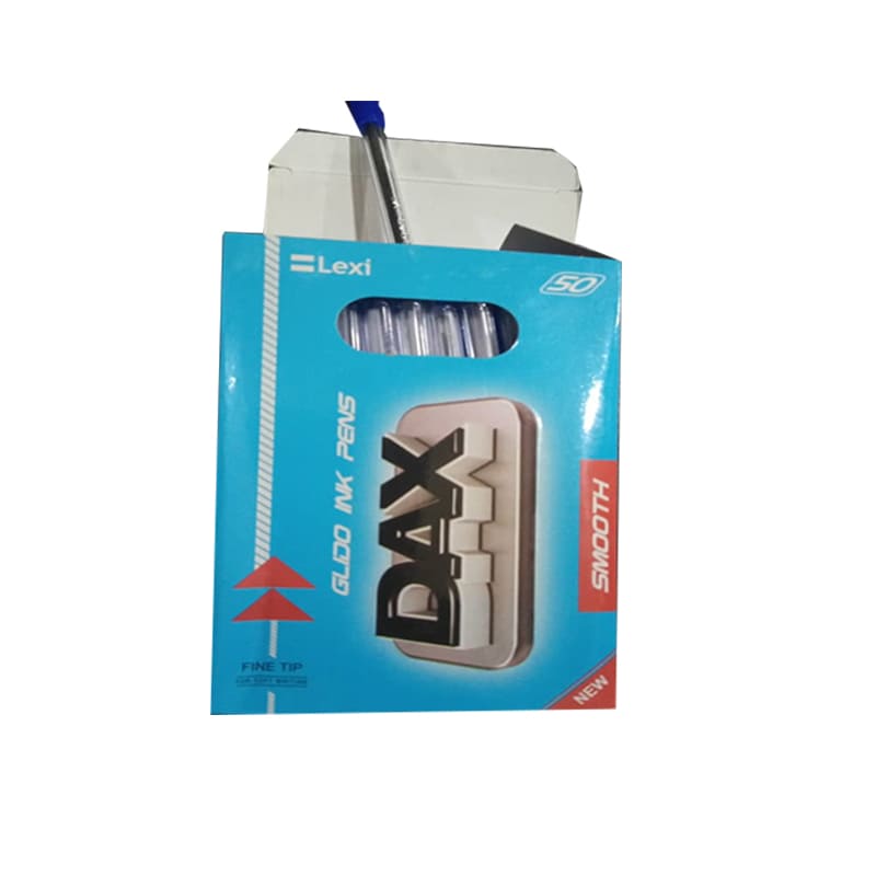 Paquet 50 Stylos Bleu Daxler