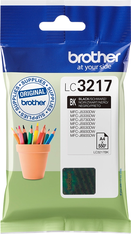 CARTOUCHE BROTHER LC3217 NOIR